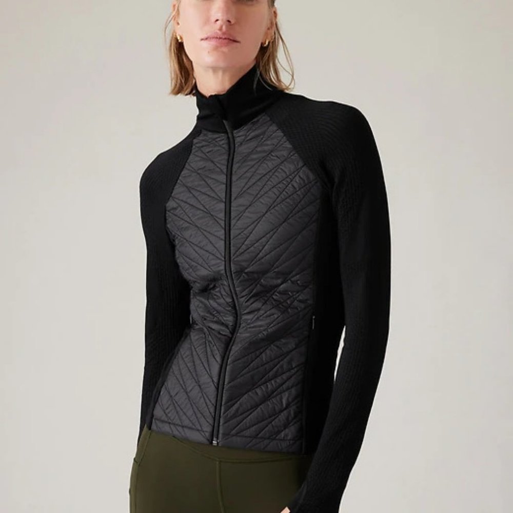 Athleta Flurry Force Primaloft Jacket II size XXS Black
